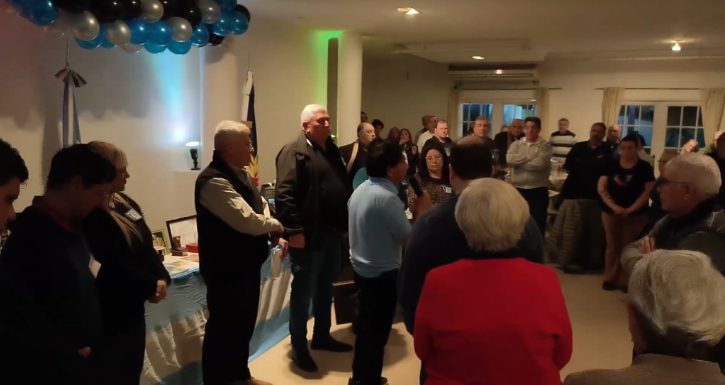 Celebración por los 31 años de Horizonte Azul Justicialista en el Club Portugués de Isidro Casanova