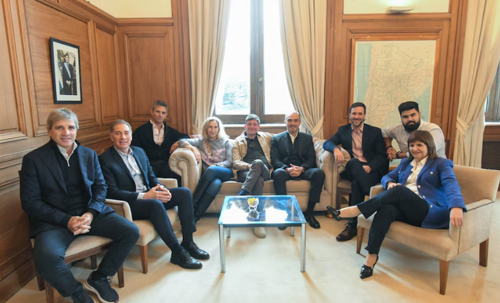 Reunión de la Mesa Política del Gobierno en Casa Rosada