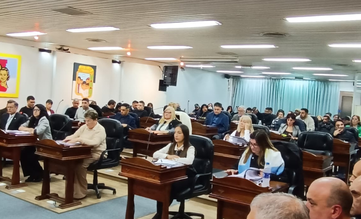 Concejales en sesión del HCD de La Matanza