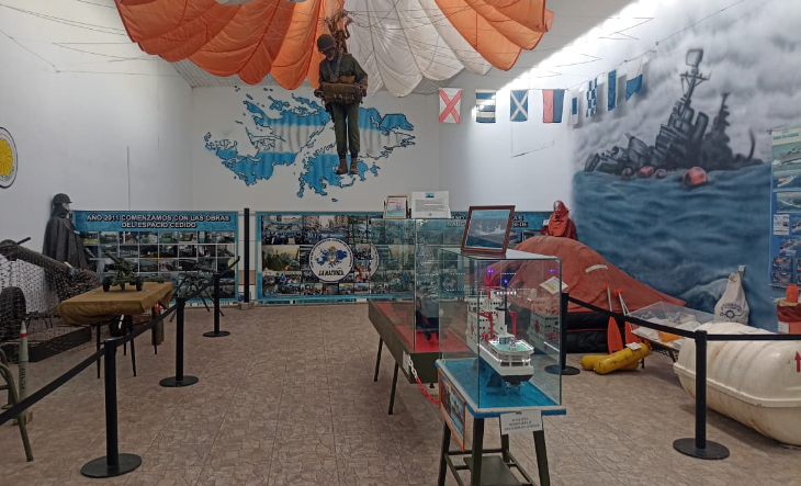 Fachada del Museo de la Memoria de Malvinas en Ramos Mejía