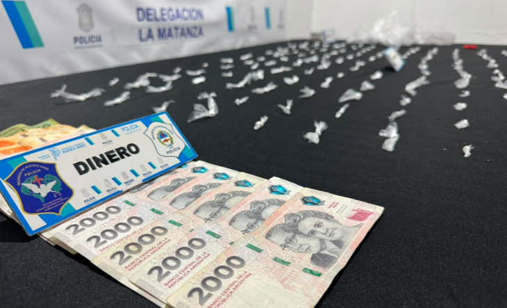 Operativo policial en La Matanza con secuestro de drogas