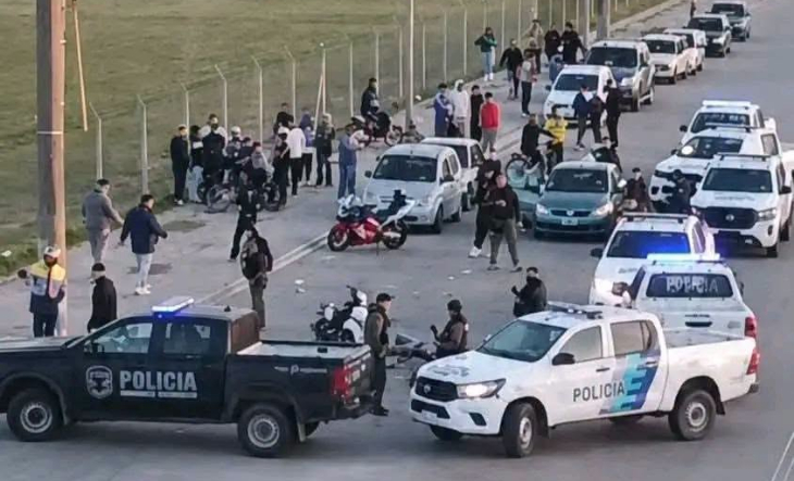 Ruta Nacional 3 a la altura del kilómetro 41 en Virrey del Pino