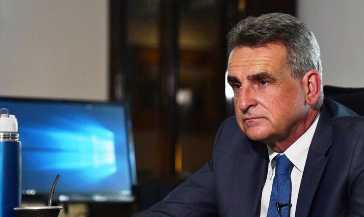 Agustín Rossi en una sesión de la Cámara de Diputados