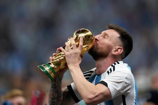 Lionel Messi con la camiseta de la Selección Argentina
