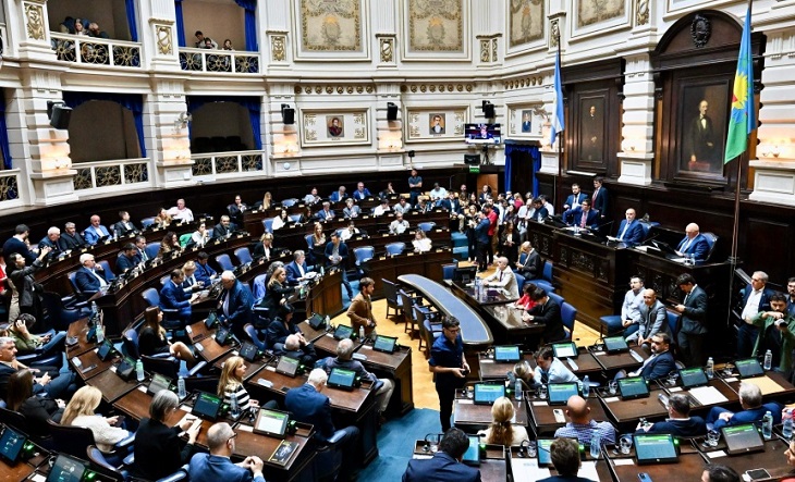 Sesión de la Cámara de Diputados de la provincia de Buenos Aires