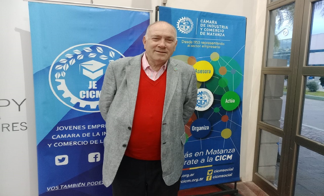 Francisco Lamanna, presidente de la Cámara de Industria y Comercio de La Matanza