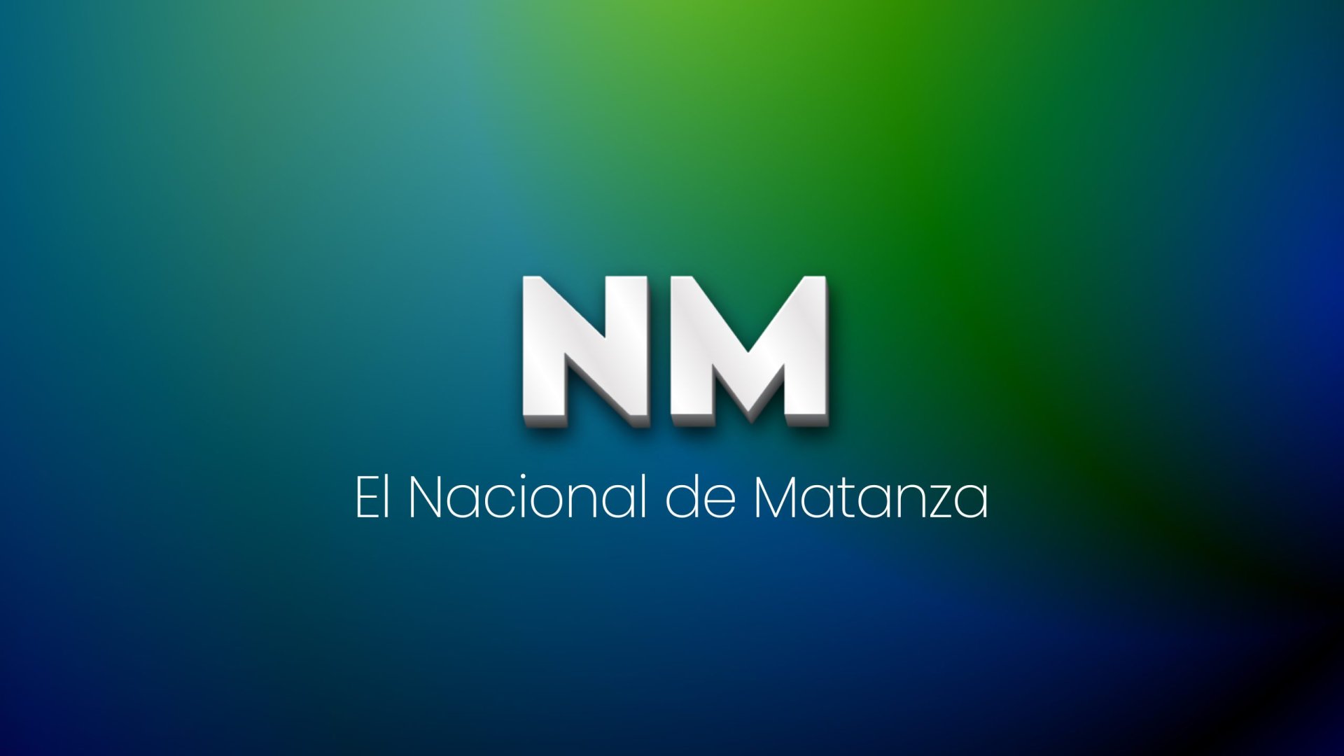 Logo de El Nacional de Matanza sobre fondo celeste