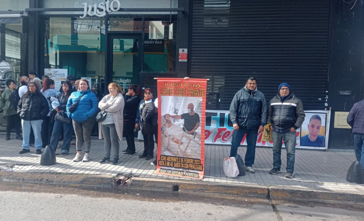 Fachada del Tribunal en lo Criminal N°3 donde se suspendió el juicio por el crimen de Claudio Fernández