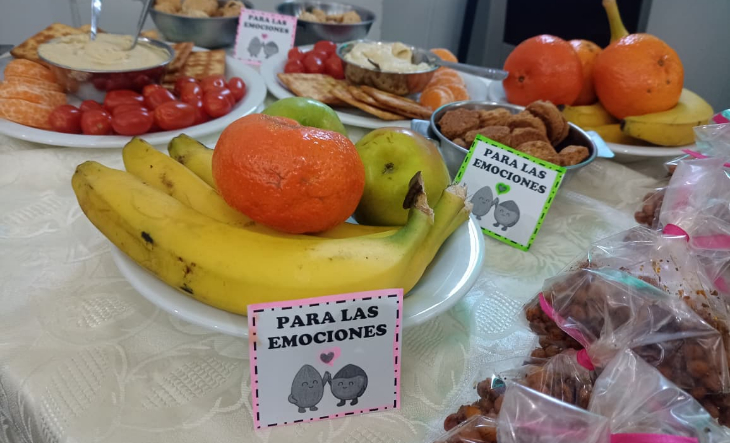 Taller sobre emociones y nutrición en el Policlínico Central de San Justo