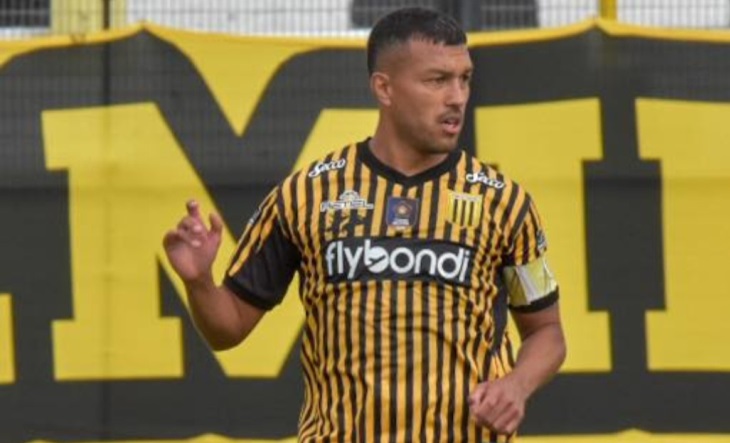 Gustavo Cabral, defensor de Almirante Brown, hablando tras el empate ante Ferro