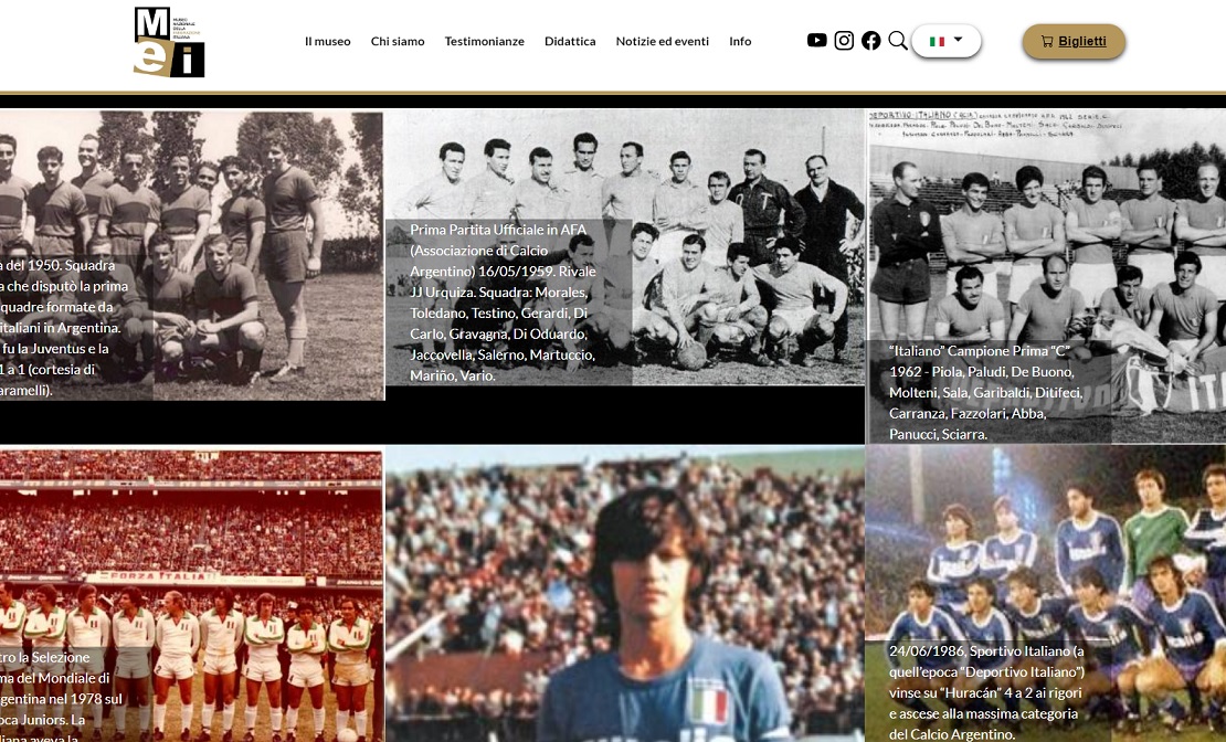 Escudo y sede del Club Sportivo Italiano de La Matanza