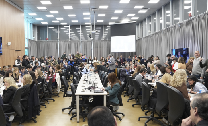 Sesión del plenario de comisiones de Discapacidad y Presupuesto en la Cámara de Diputados