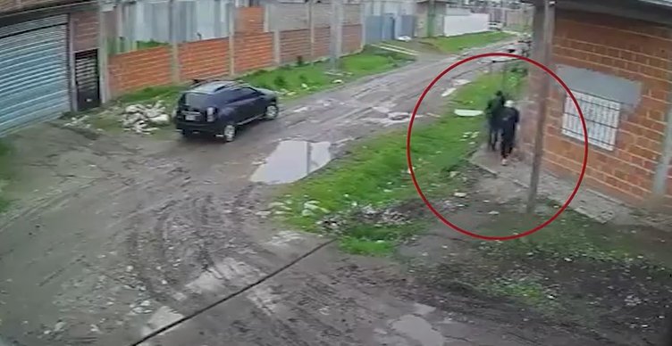 Calle de Villa Dorrego, González Catán, donde asesinaron a un hombre durante un robo